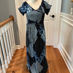 Smocked maxi dress